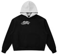Unisex Fleece Raglan Color Block Hoodie